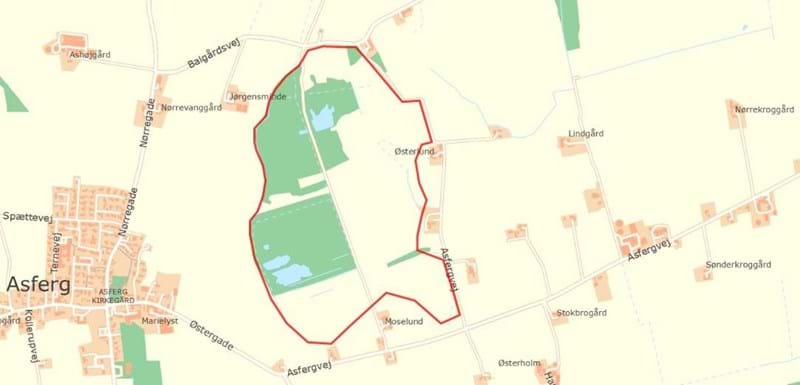 Lavbundsområder Asferg Mose